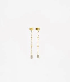 Boucles D'oreilles Bay (Acier Doré)