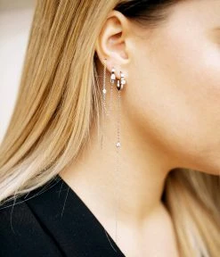 Boucles D'oreilles Fancy (Acier) -Zagbijoux Boutique SEL16736 00WHT P2