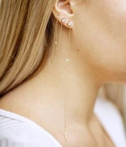 Boucles D'oreilles Derby (Acier Doré) -Zagbijoux Boutique SEL16738 01WHT P1