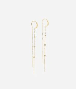 Boucles D'oreilles Bright (Acier Doré)