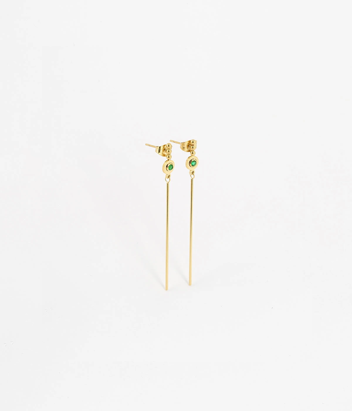 Boucles D'oreilles Sword (Acier Doré) 3 Boucles D'oreilles Sword (Acier Doré)