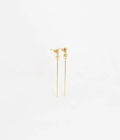 Boucles D'oreilles Sword (Acier Doré) 9 Boucles D'oreilles Sword (Acier Doré) -Zagbijoux Boutique SEL18150 01WHT WEB