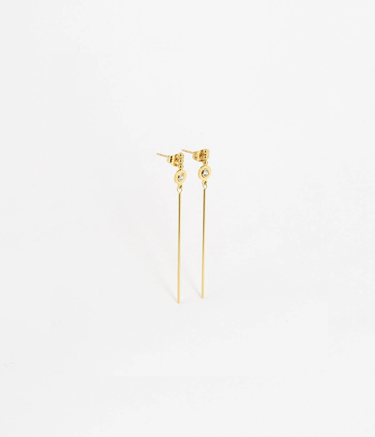 Boucles D'oreilles Sword (Acier Doré) 6 Boucles D'oreilles Sword (Acier Doré) – Image 4