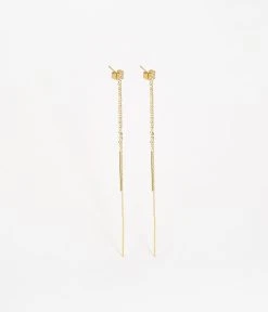 Boucles D'oreilles Nuit (Acier Doré)