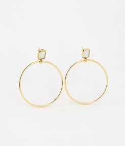 Boucles D'oreilles Omonia (Acier Doré) -Zagbijoux Boutique SEL18336 01SEL WEB