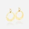 Boucles D'oreilles Sanaa (Acier Doré) -Zagbijoux Boutique SEL18409 01MAT WEB