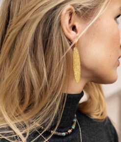 Boucles D'oreilles Patricia (Acier Doré) -Zagbijoux Boutique SEL18420 01MAT P1