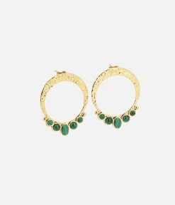 Boucles D'oreilles Cordelia (Acier Doré)