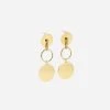 Boucles D'oreilles Anyato (Acier Doré)