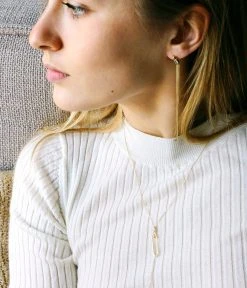 Boucles D'oreilles Anouchka (Acier Doré) -Zagbijoux Boutique SEL19887 01WHT P1