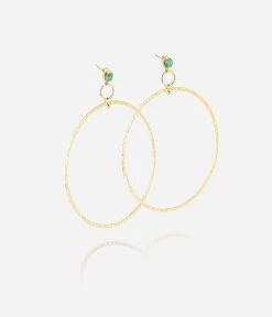 Boucles D'oreilles Isola (Acier Doré)