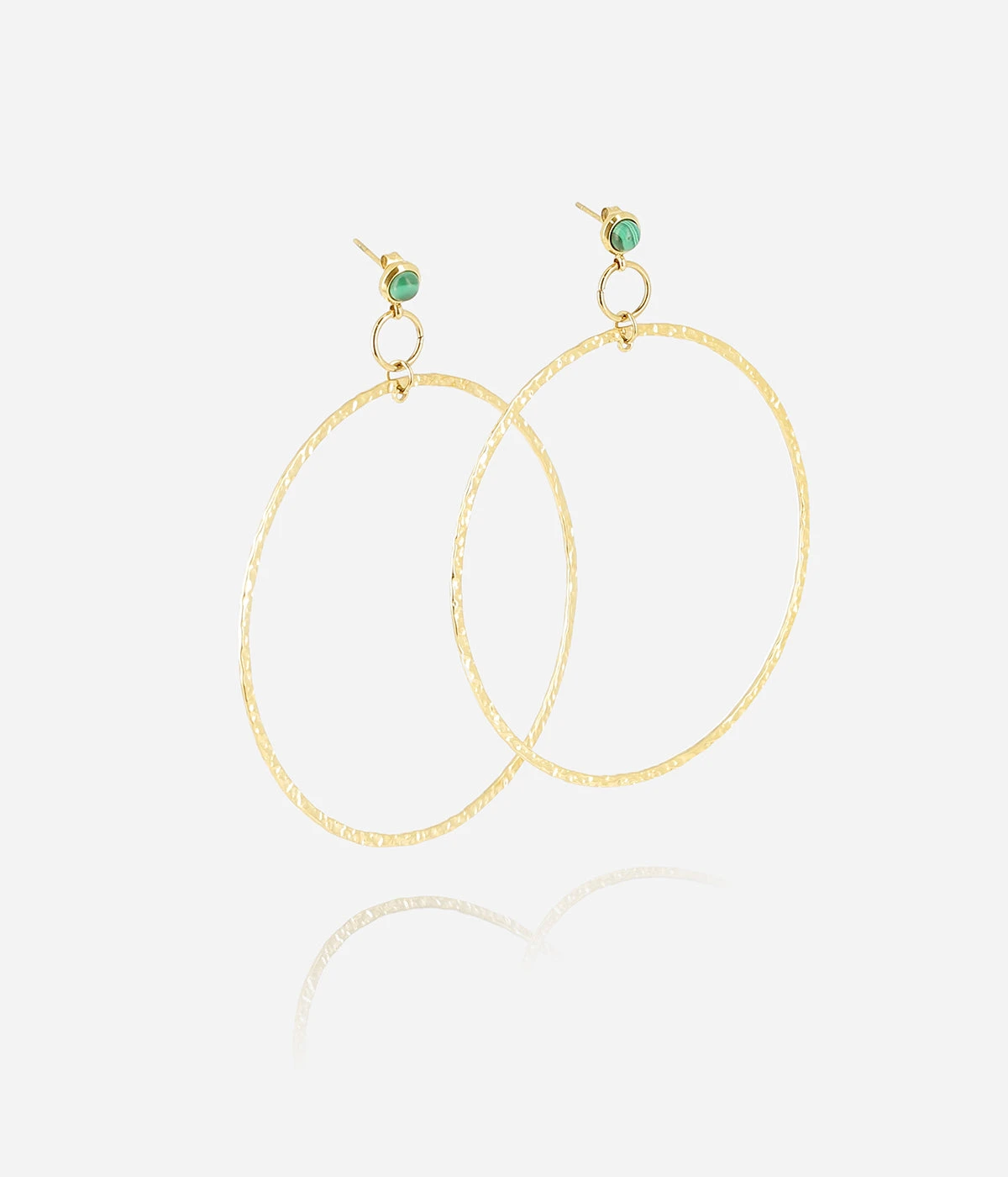 Boucles D'oreilles Isola (Acier Doré) 3 Boucles D'oreilles Isola (Acier Doré)