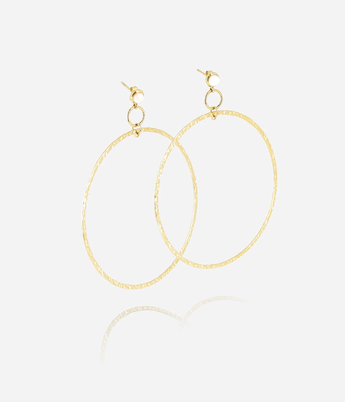 Boucles D'oreilles Isola (Acier Doré) 5 Boucles D'oreilles Isola (Acier Doré) – Image 3