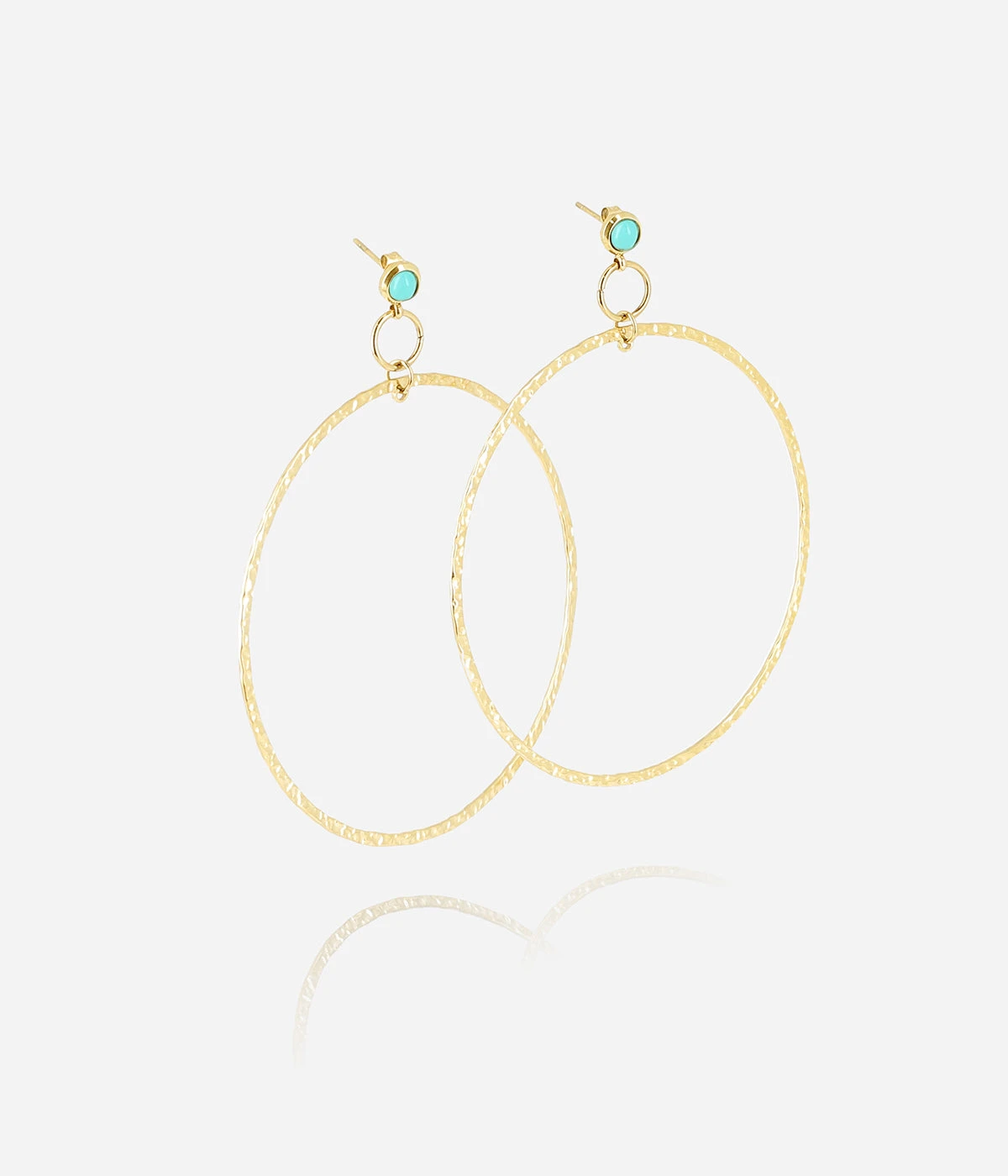 Boucles D'oreilles Isola (Acier Doré) 6 Boucles D'oreilles Isola (Acier Doré) – Image 4