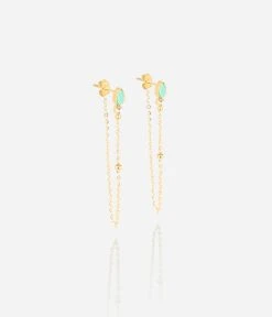 Boucles D'oreilles Peony (Acier Doré) -Zagbijoux Boutique SEL20034 01TQB WEB