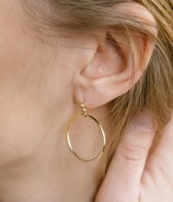 Boucles D'oreilles Mini Honoré (Acier Doré) -Zagbijoux Boutique SEM16429 01UNI P1