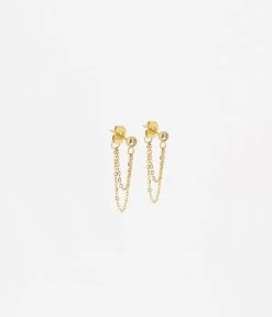 Boucles D'oreilles Citrus (Acier Doré)