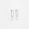 Boucles D'oreilles Sigiro (Acier) -Zagbijoux Boutique SEM18284 00WHT WEB