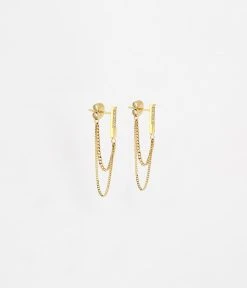 Boucles D'oreilles Sigiro (Acier Doré)