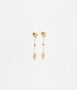 Boucles D'oreilles Leyva (Acier Doré)