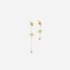 Boucles D'oreilles Newton (Acier Doré) -Zagbijoux Boutique SEM18297 01WHT WEB