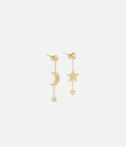 Boucles D'oreilles Astronomia (Acier Doré)