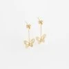 Boucles D'oreilles Mariposa (Acier Doré) -Zagbijoux Boutique SEM18331 01SEL WEB