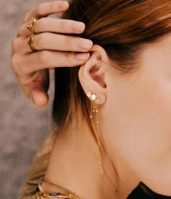 Boucles D'oreilles Softy (Acier Doré) -Zagbijoux Boutique SEM18524 01SEL