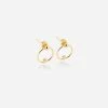Boucles D'oreilles Jill (Acier Doré) -Zagbijoux Boutique SEM19668 01WHT WEB