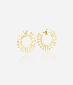 Boucles D'oreilles Andore (Acier Doré)