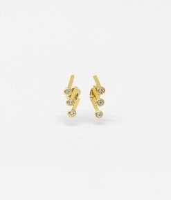 Boucles D'oreilles Arsène (Acier Doré)