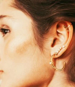 Boucles D'oreilles Ormiga (Acier Doré) -Zagbijoux Boutique SEP12175 scaled 1