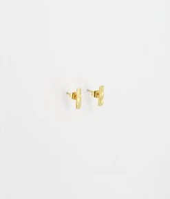 Boucles D'oreilles Mini Ellis (Acier Doré)