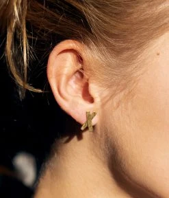 Boucles D'oreilles Fox (Acier Doré) -Zagbijoux Boutique SEP18381 01UNI P