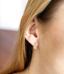 Boucles D'oreilles Hailey (Acier Doré) -Zagbijoux Boutique SEP20200 01WHT P2