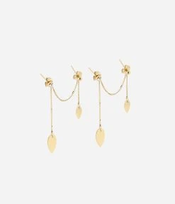 Boucles D'oreilles Swing (Acier Doré)