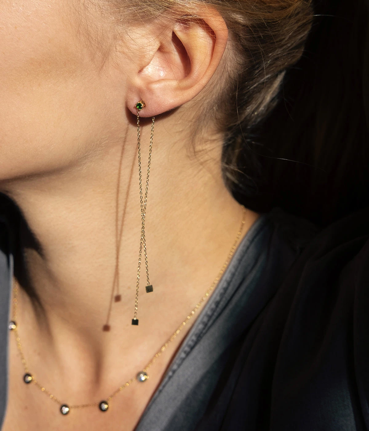 Boucles D'oreilles Symphonie (Acier) 4 Boucles D'oreilles Symphonie (Acier) – Image 2