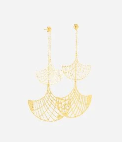 Boucles D'oreilles Idylle (Acier Doré)