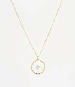 Sautoir Moonflower (Acier Doré)