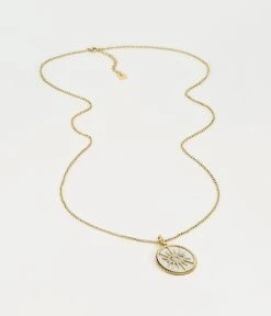 Sautoir Abydos (Acier Doré)