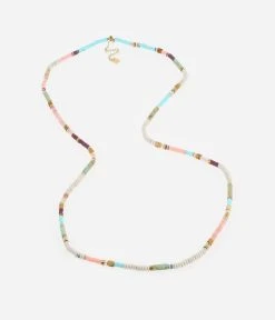 Sautoir Selma (Acier Doré) -Zagbijoux Boutique SNL16191 01WHT WEB