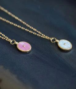 Collier Dakota (Acier Doré) -Zagbijoux Boutique SNL19767 01PNK NM1