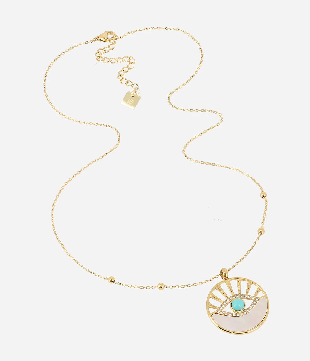 Collier Nil (Acier Doré) 3 Collier Nil (Acier Doré)