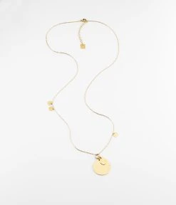 Sautoir Lock (Acier Doré)