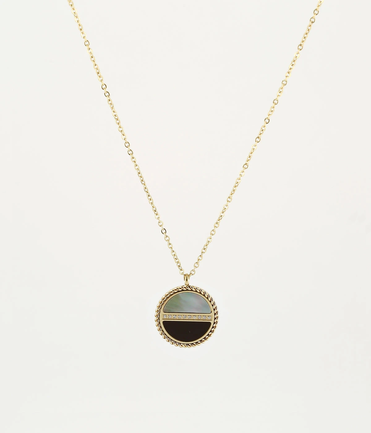 Collier Moonlight (Acier Doré) 3 Collier Moonlight (Acier Doré)