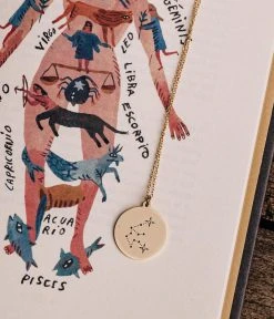 Sautoir Aquarius (Acier Doré) -Zagbijoux Boutique SNM15480 01WHT NM2