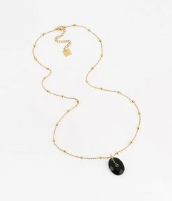 Collier Trisha (Acier Doré) -Zagbijoux Boutique SNM16092 01BLK WEB
