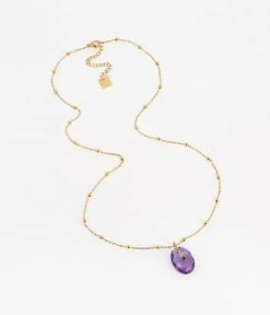 Collier Trisha (Acier Doré) -Zagbijoux Boutique SNM16092 01PUR WEB 606f3e41 d3e9 4947 b4c6 2e6275fb0c98