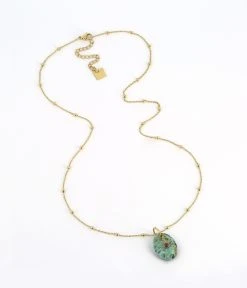 Collier Trisha (Acier Doré) -Zagbijoux Boutique SNM16092 01TUQ OR