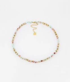 Collier Liwana (Acier Doré) 11 Collier Liwana (Acier Doré) -Zagbijoux Boutique SNM16174 01AQU WEB